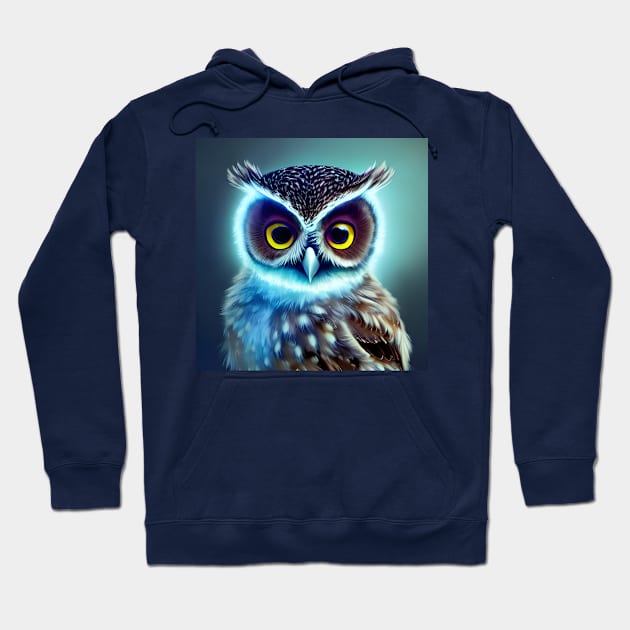 The hivernal owl | 1 Hoodie by MrDoze